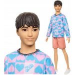 Mattel Barbie Fashionistas Ken s modrým a růžovým svetříkem – Zboží Dáma