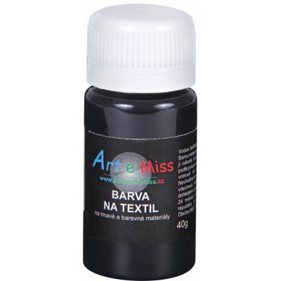 Barva na tmavý textil 40 g černá – Hledejceny.cz