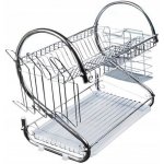 Verk 15577 Nerezový dvoupatrový odkapávač na nádobí – Zboží Dáma