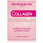 Dermacol Collagen Plus Lifting Metallic Peel-Off Mask 2 x 7,5 ml – Zboží Dáma