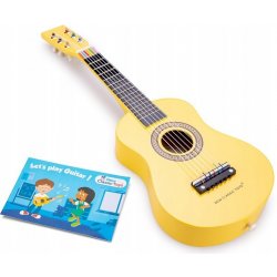New Classic Toys kytara žlutá