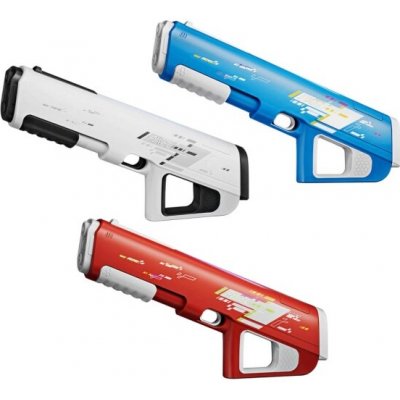 IQ models RC_326276 Set elektrických vodních pistolí s automatickým nasáváním PIXEL bílá + červená + modrá – Zboží Mobilmania