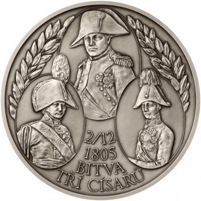 Česká mincovna Stříbrná medaile Bitva tří císařů stand 10 oz – Zboží Dáma