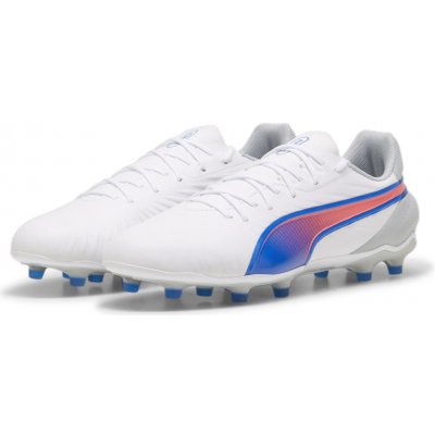 Puma KING MATCH FG/AG Puma White Bluemazing Flat Light Gray Blue šedá – Hledejceny.cz