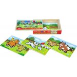 Teddies Puzzle dřevěné Moje první zvířátka – Zboží Živě