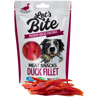 Brit Let's Bite Meat snacks Pure Salmon Slices 80 g – Zboží Mobilmania