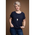 Tričko do gumy Violeta bílá – Sleviste.cz