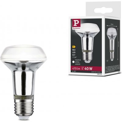 Paulmann P 29052 Standard 230V LED reflektor R63 5W 4000K stříbrná – Hledejceny.cz