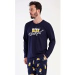 Weekend pánské pyžamo dlouhé tm.modré – Zbozi.Blesk.cz