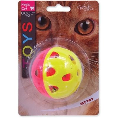 MAGIC CAT hračka míček neon jumbo s rolničkou 6 cm – Zboží Mobilmania