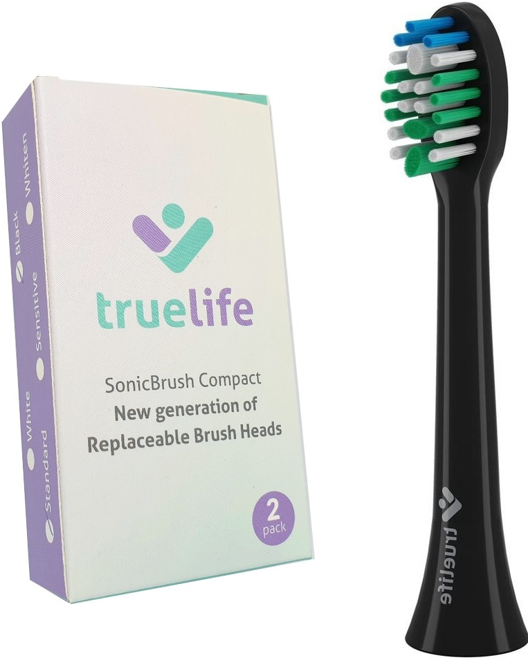 TrueLife SonicBrush Compact Standard Black 2 ks