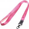 Klíčenka Šňůrka na krk Auto Finesse Luxury Embossed Lanyard Long Pink