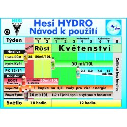 Hesi Hydro růst 1 l