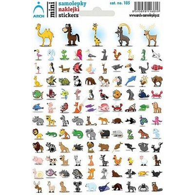 Školní minisamolepky kreslená zvířátka – Hledejceny.cz