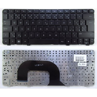 česká klávesnice HP Pavilion DM1-3000 DM1-3100 DM1-3200 DM1Z-3000 DM1Z-3200 černá CZ/SK noframe – Sleviste.cz