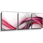 Obraz s hodinami 3D třídílný - 150 x 50 cm - Elegant abstract design for your awesome ideas Elegantní abstraktní design pro vaše úžasné nápady – Zboží Mobilmania