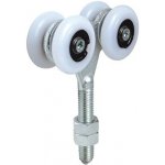 Dvojitá závěsná kladka pro dráhu 42x54mm - nylonová – Zboží Mobilmania