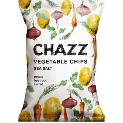 CHAZZ Zeleninové chipsy s mořskou solí 75 g – Zbozi.Blesk.cz