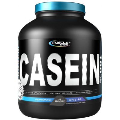 Muscle Sport 100 % Casein 2270 g – Zboží Mobilmania