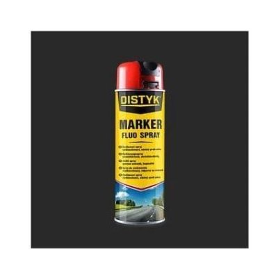 Den Braven ZNAČKOVACÍ SPREJ Distyk / MARKER FLUO SPRAY, sprej 500 ml, červený – Zbozi.Blesk.cz