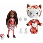 Barbie Cutie Reveal Chelsea v kostýmu kotě v červeném kostýmu pandy HRK27 – Zboží Mobilmania
