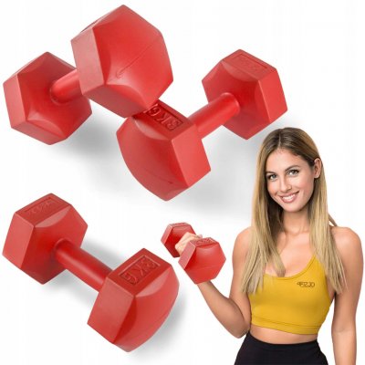 4FIZJO Bitumenové činky 2 x 3 kg – Zboží Dáma