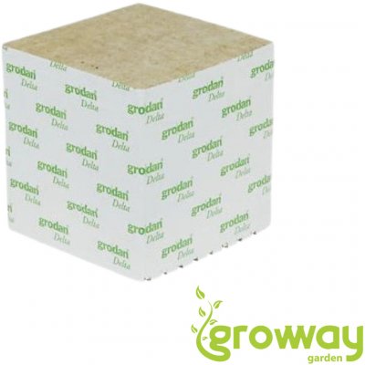 Grodan pěstební kostka malá 75x75x65 mm, bez díry 384 ks box – Hledejceny.cz