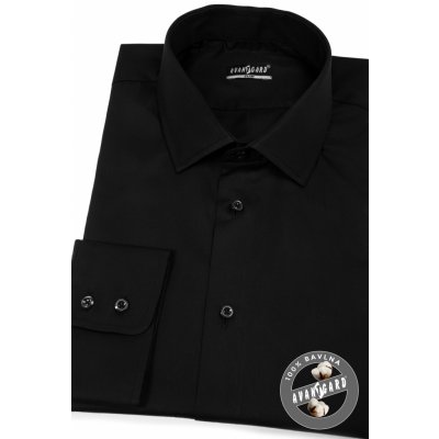 Avantgard pánská košile slim černá 109-2323
