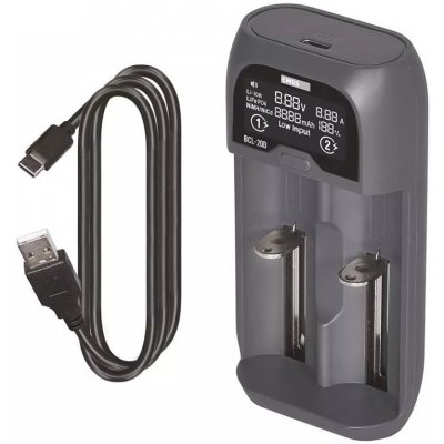 EMOS univerzální nabíječka tužkových baterií BCL-20D Li-ion, LiFePO4, NiMH, NiCd 1603026000 – Hledejceny.cz