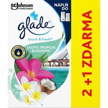 Glade by Brise One Touch Exotic Tropical Blossoms náhradní náplň 10 ml - 3ks