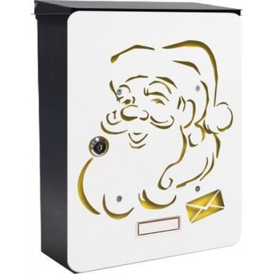 Alubox MIA box Santa Claus Y - poštovní schránka s výměnným krytem a jmenovkou, Santa Claus – Zbozi.Blesk.cz