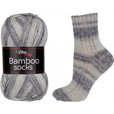 Vlna Hep Bamboo Socks - ponožková příze - složení vlna 75% a 25% bambusová viskoza Barva: 7910 – Zboží Dáma