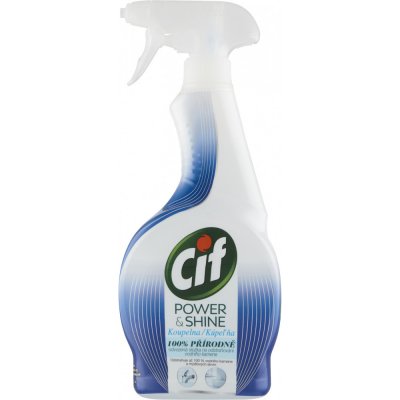 Cif Power & Shine Koupelna čistič do koupelny nejen na vodní kámen rozprašovač 500 ml – Zbozi.Blesk.cz