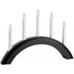Markslöjd 705955 Vánoční svícen AVENTO 5xE10 3W 230V černá ML1314 – Hledejceny.cz