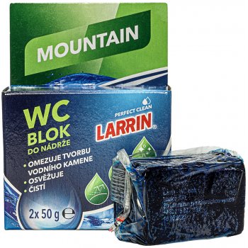 Larrin WC blok do nádrže Mountain Fresh 2 x 50 g