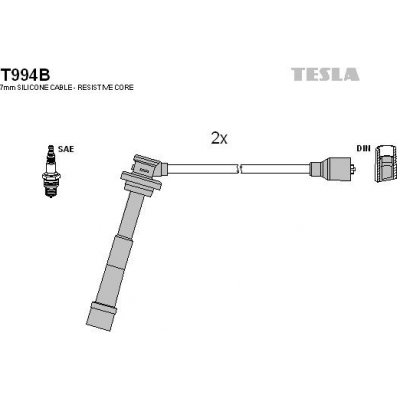 Sada kabelů pro zapalování TESLA T994B – Hledejceny.cz
