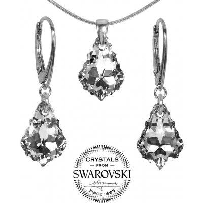 Stříbrný set Baroque Argent Swarovski Elements LSW166S