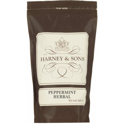 Harney & Sons Fine Teas Peppermint Herbal balení sáčků 50 x 2,5 g