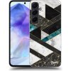 Pouzdro a kryt na mobilní telefon Samsung Picasee silikonové Samsung Galaxy A55 5G Dark geometry čiré