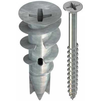 Hmoždinka do sadrokartonu SPIRAL PLUS 37-2S s vrutem Pan-head – Hledejceny.cz