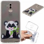 Pouzdro Print silikonové Huawei Mate 20 Lite - panda s bambusem