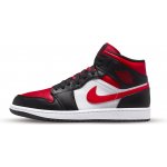 Air Jordan 1 Mid Black Fire Red GS 554725-079 – Hledejceny.cz