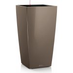 Lechuza Samozavlažovací květináč Cubico Premium 30 cm hnědý – Hledejceny.cz