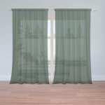 Sablio Záclony Lesní zelená: 2ks 150x250cm – Hledejceny.cz