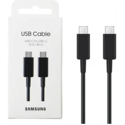 Samsung EP-DX510JBEGEU nabíjecí a synchronizační, USB-C na USB-C, 1,8m, černý – Zbozi.Blesk.cz