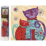 Norimpex Diamantové malování 7D Kočky 30 x 30 cm – Zboží Mobilmania