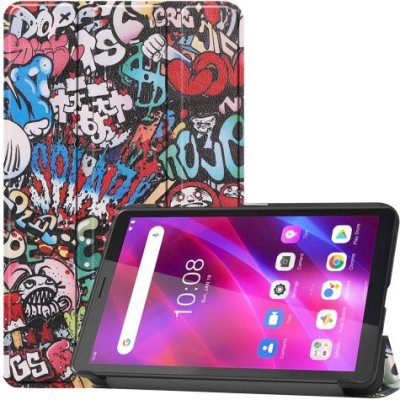 Protemio Art Zaklápěcí obal pro Lenovo Tab M7 G3 3. generace 38234 graffity – Zbozi.Blesk.cz