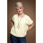 Tričko do gumy Violeta bílá – Hledejceny.cz