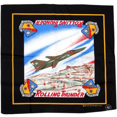 Šátek bandana Fosco USA Rolling Thunder – Zboží Dáma