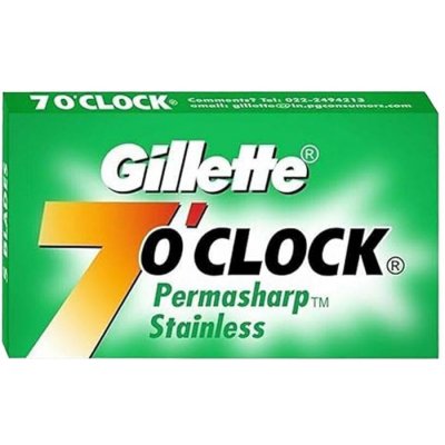 Gillette 7 Oclock Permasharp Stainless 10 ks – Zboží Dáma
